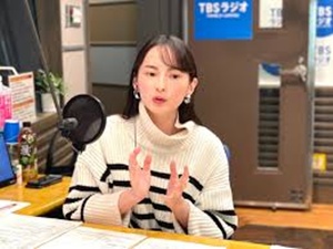 ラジオでの山本恵里伽アナ
