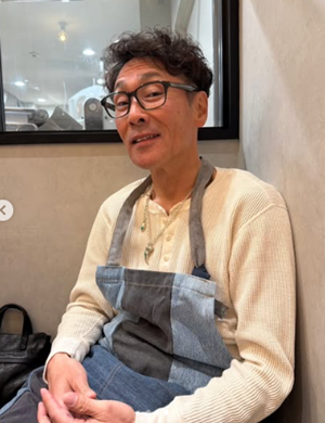 元木大介のエプロン姿