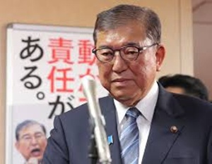 会見をする石破総理
