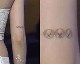 ウインターのタトゥー