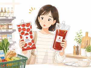 ケチャップのパッケージ
